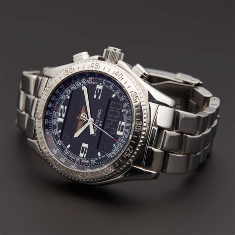 breitling b-1 a68362 chronograph|b 1 bomber wristwatch.